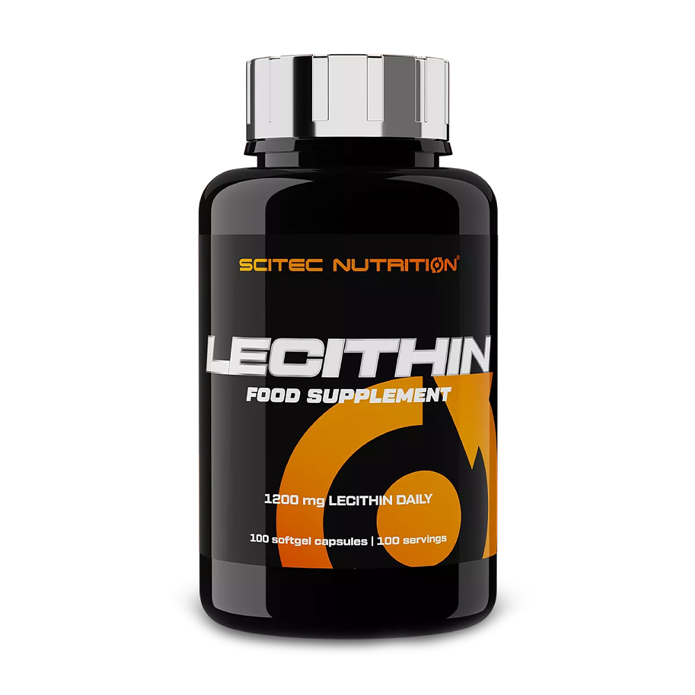 Лецитин Scitec Nutrition Lecithin, 1200 мг, 100 гелевих капсул